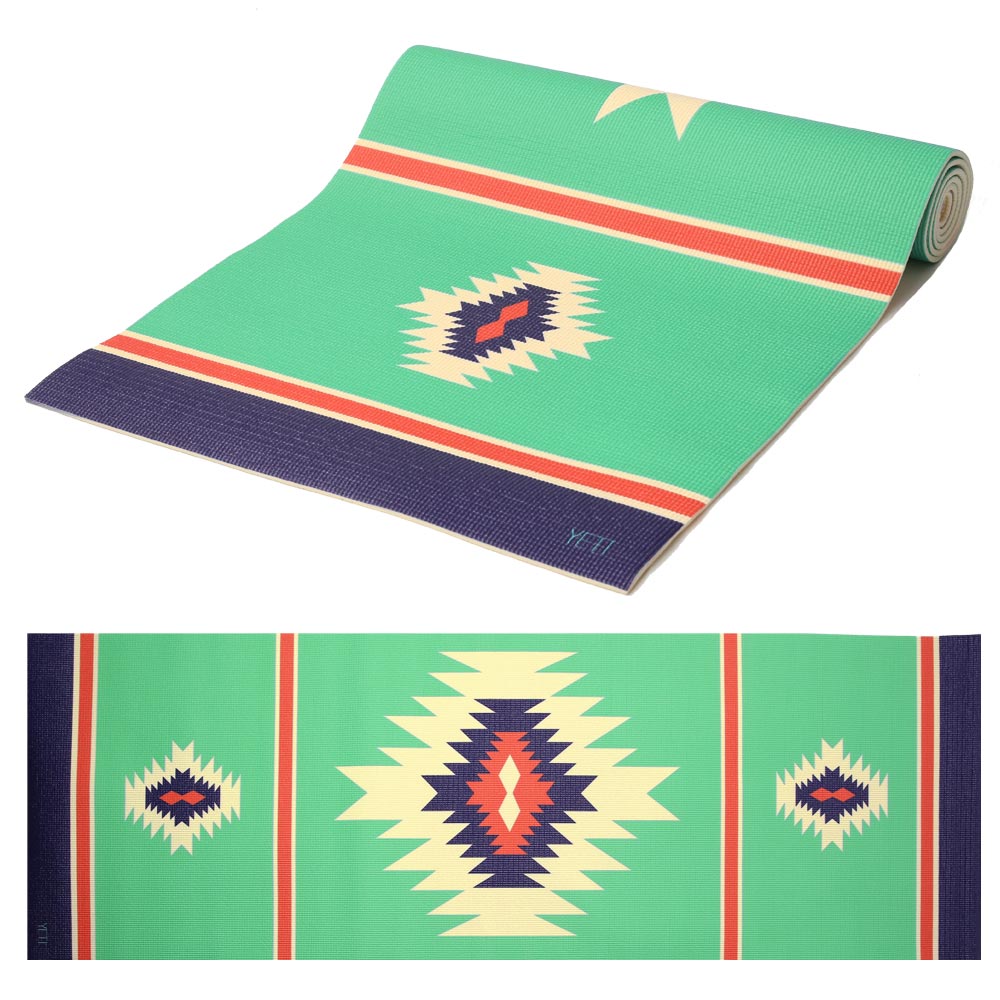 【20%OFF】[YETI YOGA] ヨガマット（6mm）★The Rowan 日本正規品 ヨガ マット ヨガマット ピラティス 厚さ6mm ボヘミアン柄 クッション性抜群 ダイエット インテリア PVC素材 柄 ロンハーマン Ron Herman yetiyoga イエティヨガ|41120|「FA」【B11】セール格安セール情報　楽天　通販