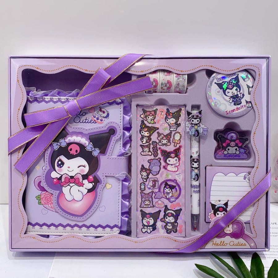 クロミ キティちゃん グッズ 文房具セット ノート シナモロール マイメロ セット 2025 新入学 文具セット ギフトボックス ペンケース ボールペン 筆立て輸入品 purebeauty-10003189 ピュア・ビューティー 楽天市場店 サンプル画像2
