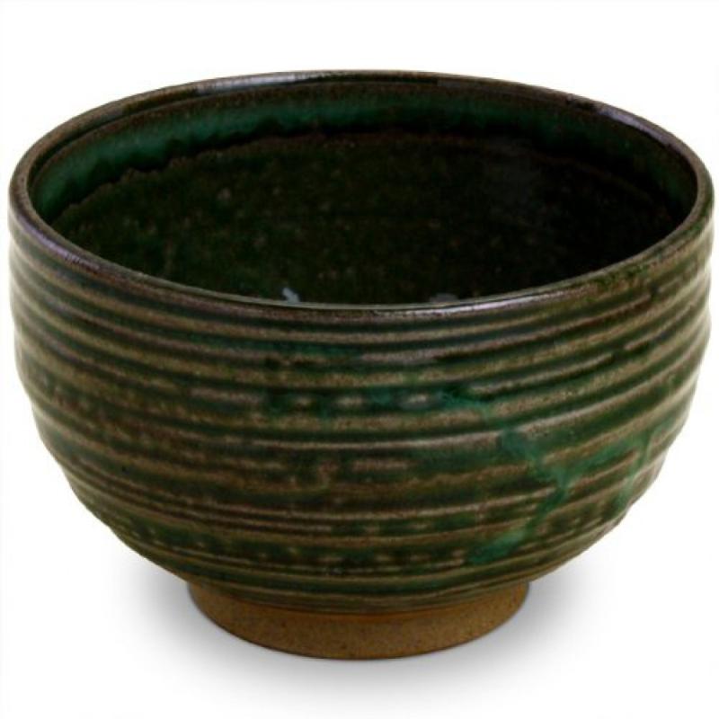 抹茶碗 : 有田焼 曙 楽型抹茶碗(570cc)