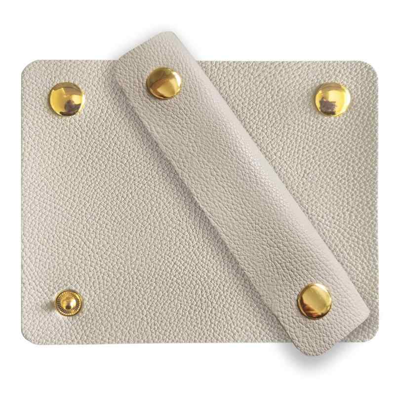 DY.2ten バッグ持ち手カバー 2個セット ハンドルカバー かごバッグ トートバッグ ビジネスバッグ バッグハンドルカバー レザー 滑り止めグリップ付き 負...