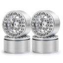 ビードロック ホイールハブ Crawler Wheel Rim Hub Internal Beadlock For Axial SCX24 90081 AXI00001 3番 (シルバー)(3)