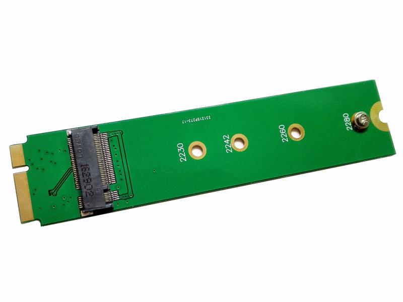 SATA M.2 NGFF 2230 2242 2260 2280 SSD → APPLE 2012年 機種 Macbook air A1466 A1465 MD223 MD224 MD231 MD232 64G 128G 256G SSD 変換アダプタ