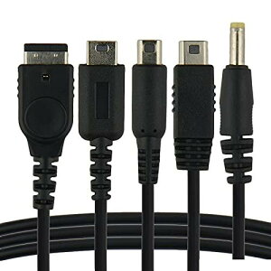 BabbleCom New3DS対応 任天堂3DS対応 LL DSi 2DS 3DS PSP 対応 充電ケーブル 5in1 データ転送 急速充電 高耐久 断線防止 USBケーブル 充電器 1.2m ニンテンドー USB充電ケーブル ケーブル Ninten