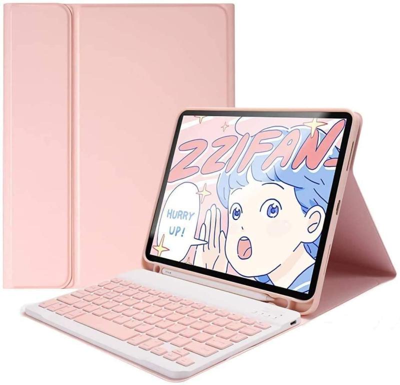Fire HD 10 Plus/HD 10 2021 キーボードケース 女性 カラーキーボード カバー 保護ケース 新Fire HD 10 タブレット 第11世代 Fire HD 10.1インチ Bluetooth キーボード マグネット 分離式 軽量