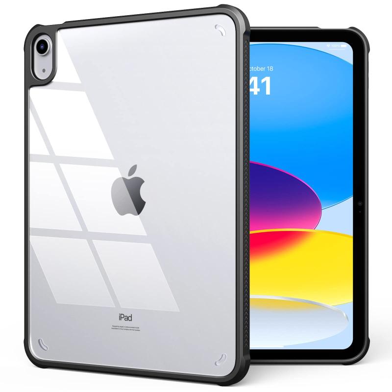 iPad 第10世代 ケース 10.9インチ 2022 iPad 10.9 ケース 2022 TiMOVO iPad 10.9インチカバー 2022年 透明 クリア ipad ケース 第10世代 TPU縁+PC背面ケース 滑り止め 薄型軽量 黄変しない