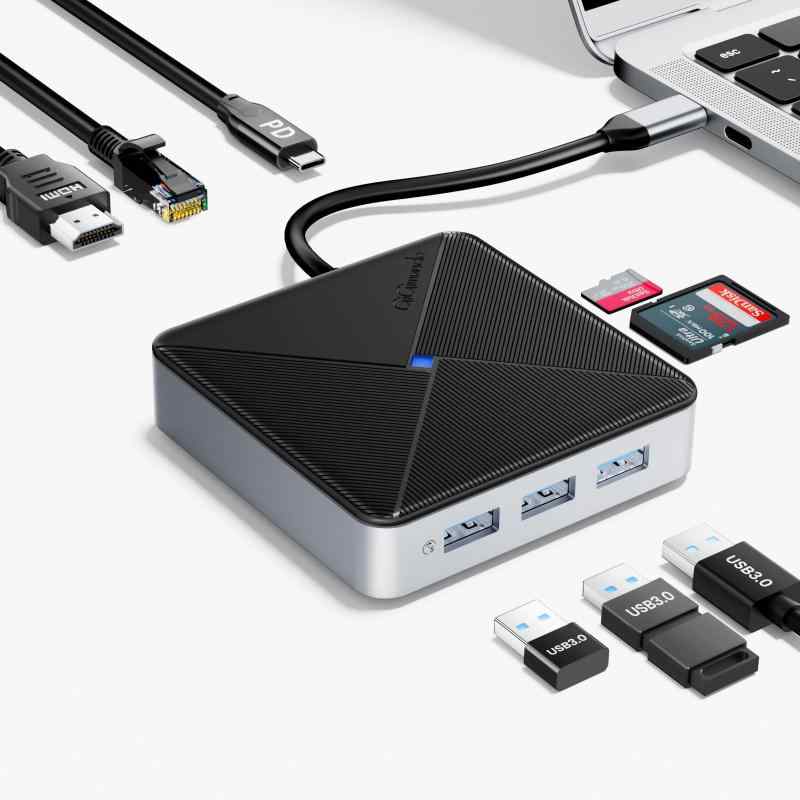 USB ハブ 6ポート