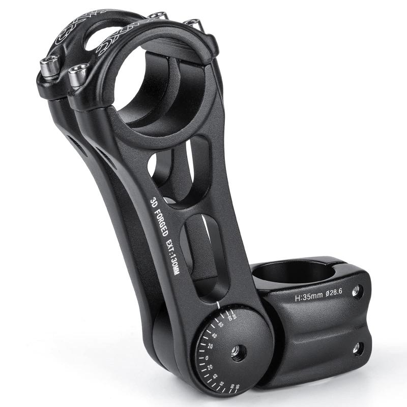 CXWXC ステム 140度角度調整 クランプ径/ 31.8mm ハンドルステム 自転車 アジャスタブルステム 90/110/..
