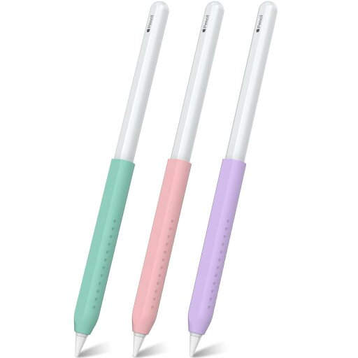 NIUTRENDZ Apple Pencil グリップ 第2世代 シリコン製 アップルペンシル グリップ 専用 握りやすい 疲れ軽減 三つセット NIUTRENDZ Apple Pencil グリップ 第2世代 シリコン製 アップルペンシル グリップ 専用 握りやすい 疲れ軽減 三つセット