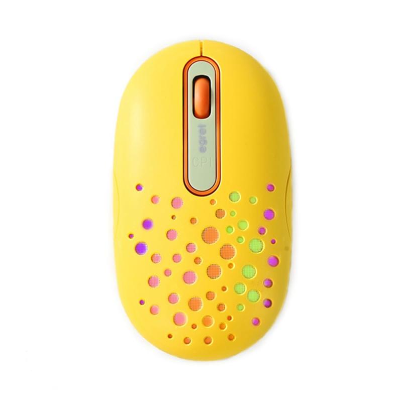 EGRET 女性向けかわいいマウス Bluetooth5.0/3.0/2.4G 3モード対応 ワイヤレス おしゃれ（HappiE）