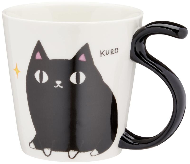 セラミック藍マグカップ猫3兄弟しっ...