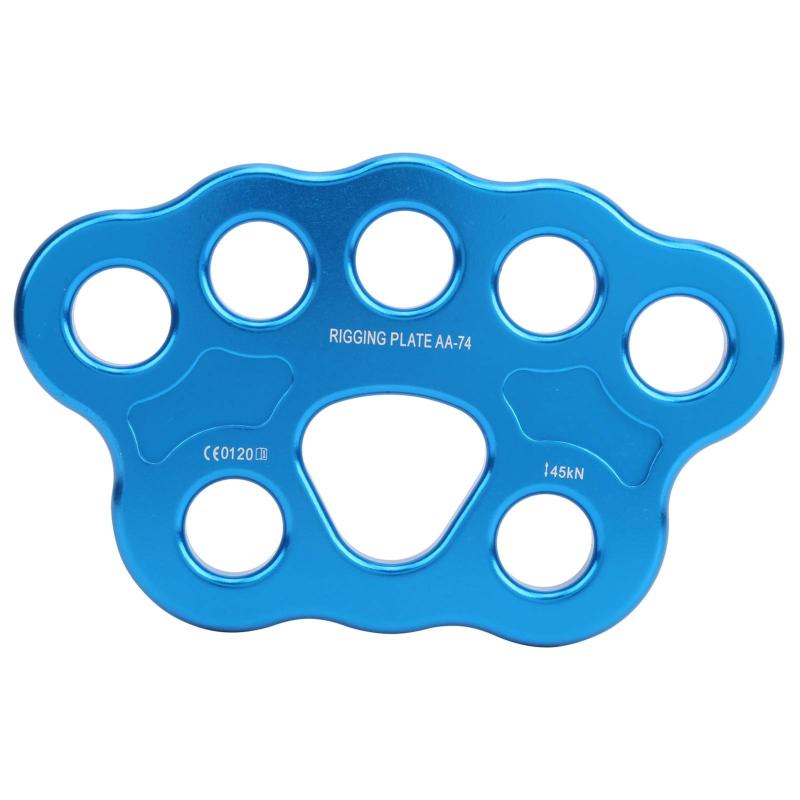 リギングプレート ロッククライミングアンカー 16×10cm ロッククライミング用品 登山装置 アウトドア ..