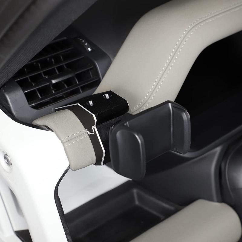 METYOUCAR ランドローバー ディフェンダー 90 110 2020-2025に適用 車載ホルダー スマホホルダー,携帯ホルダー 360度回転 回転クリップ 取り付け簡単 アルミニウム合金製 カスタム アクセサリー カ