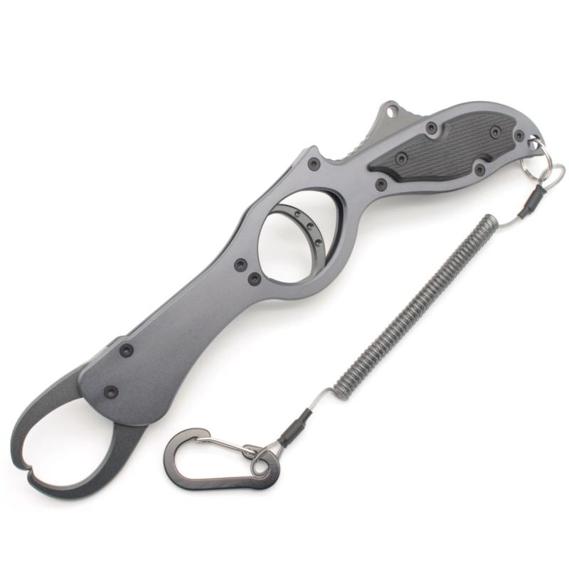 1091(イレグイ) フィッシュグリップ 軽量 アルミ製 魚掴み ロングリーチ ガングリップ