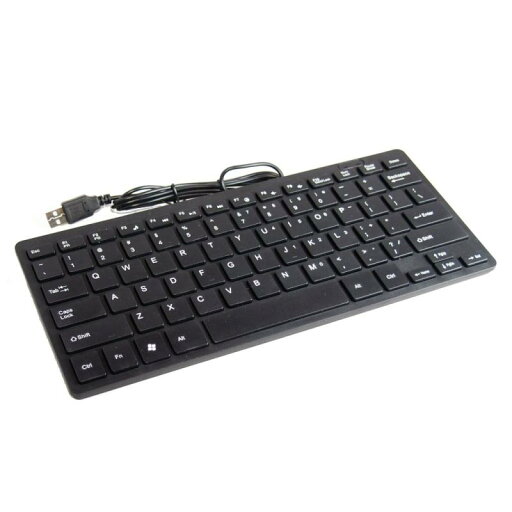 Grow Thick メンブレン式 小型 有線 英語 キーボード/US 配列 ミニタイプ Type2 (ブラック(Black)) Grow Thick メンブレン式 小型 有線 英語 キーボード/US 配列 ミニタイプ Type2 (ブラック(Black))