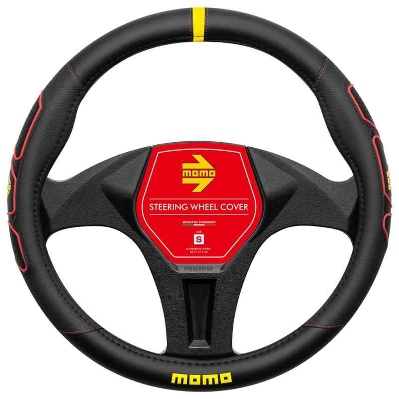 MOMO モモ PROFILE プロファイル ハンドルカバー ステアリングカバー ITALY イタリア ミラノ Sサイズ レッド