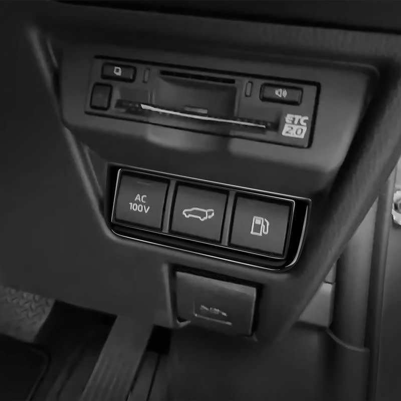 TADOKAPATU トヨタ 新型プリウス 60系 専用 ヘッドライトスイッチカバー コンソールスイッチガーニッシュ インテリアパネル 内装カスタムパーツ ABS樹脂製 2PCS PRIUS ZVW60 ZVW65 MXWH60 MXWH65