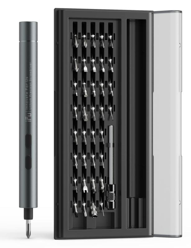 iFu 電動ドライバー 小型精密ドライバーセット 42 in 1 ペン型電動精密ドライバー