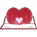 バレンタインデーカード バースデーカード 結婚記念日カード ラブカード アニバーサリーカード ポップアップカード グリーティングカード