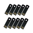 USBメモリ16GB 10個セット ブラック USB2.0 フラッシュメモリ 薄型 シンプル 会議 資料 データ 保管(2)