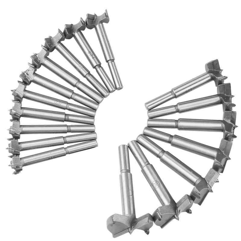 木工用 穴あけホールソー ボアビット 座グリドリル フォスナービット 座グリビット ホールソーセット 17本組