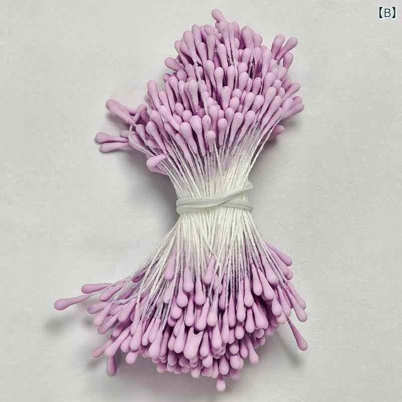 ヘアアクセサリー 花芯 飾り 2mm 丸頭 DIY 自作 材料 マット仕上げ 古風 デザイン ...