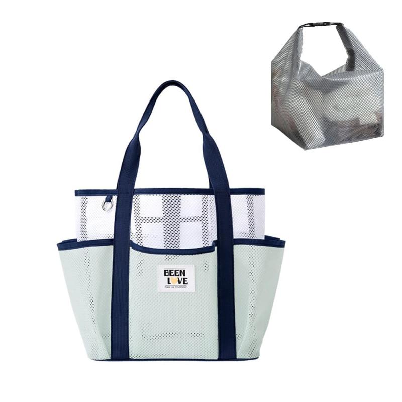 [JIAHU] サウナバッグ 自立 スパバッグ メッシュ コンパクト プール ビーチ スポーツ 温泉 海 お風呂 水泳 ジム 銭湯 トートバッグ おしゃれ レディース 大人 大容量 通気 軽量 濡れてもOK プ