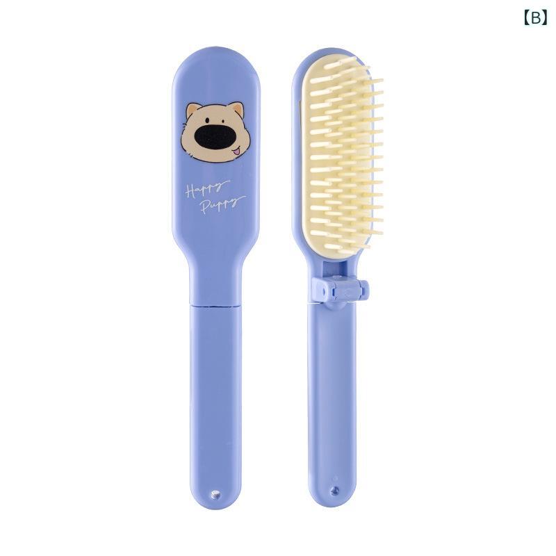 ヘアブラシ レディース ミニ 折りたたみ キャラクター 携帯用 旅行用 コンパクト くし 持ち運び 絡まない 順髪 静電気防止 かわいい purebliss-10312542 pure bliss サンプル画像3