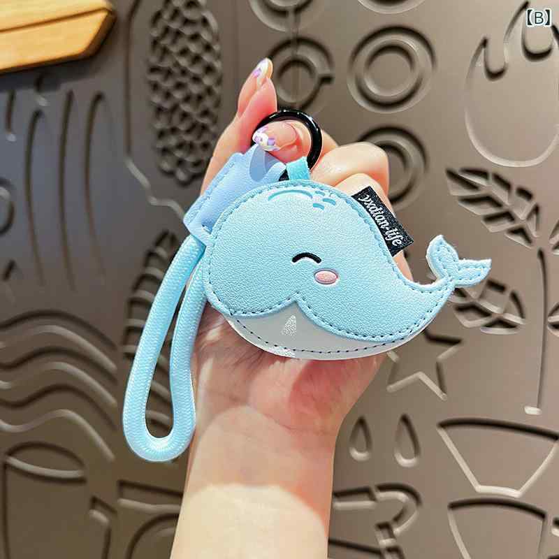キーホルダー レディース フェイクレザー 海洋生物 ドルフィン イルカ クジラ シャーク サメ 動物モチーフ キーリング バッグチャーム かわいい おしゃれ プレゼントの商品画像 3