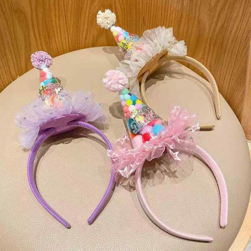 ・カテゴリ: ヘッドドレス・主な素材: メッシュ・加工技術: り・カラー展開: ピンクカラフルボールバースデーカチューシャ、ベージュカラフルボールバースデーカチューシャ、パープルカラフルボールバースデーカチューシャ・スタイル: キュート・対象: ユニセックス