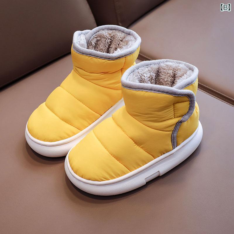 スノーブーツ キッズ ベビー ジュニア 裏起毛 防寒 ブーツ 滑り止め 子供靴 女の子...