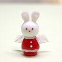 ガラス細工 うさぎエンジェル エンジェル 天使 てんし angel うさぎ プレゼント 幸福 ミニチュア ガラス ガラス細工 キャンドル ろうそく 手作り 材料 キット おしゃれ かわいい 置物 雑貨 小物 glass