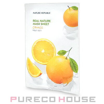 【メール便可】NATURE REPUBLIC（ネイチャーリパブリック） リアル ネイチャー マスク シート #オレンジのサムネイル