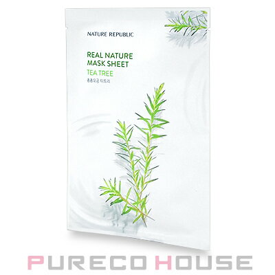 【メール便可】NATURE REPUBLIC（ネイチャーリパブリック） リアル ネイチャー マスク シート #ティーツリーのサムネイル