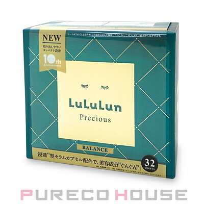 フェイスマスク ルルルンプレシャス グリーン 4FB (バランス) 32枚【メール便は使えません】のサムネイル