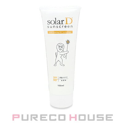 Solar D (ソーラーD) サンスクリーン (日焼け止めクリーム) SPF50+・PA++++ 100ml【メール便は使えません】のサムネイル