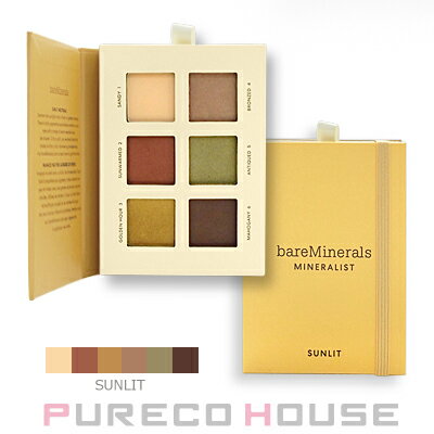 【メール便可】bareMinerals(ベアミネラル) ミネラリスト アイシャドウ パレット 1.3g×6 #サンリットのサムネイル