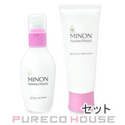 MINON (ミノン) アミノモイスト エイジングケア ローション 150ml + ミルククリーム 100g 【セット】【メール便は使えません】