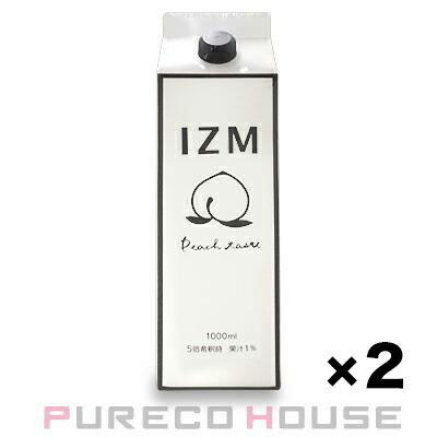 IZM (イズム) ピーチ テイスト (酵素ドリンク) 1000ml ×2個 【セット】【メール便は使えません】