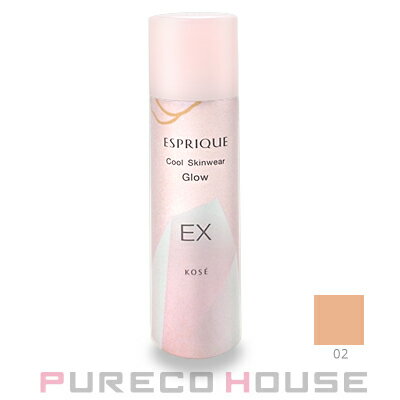 コーセー エスプリーク クール スキンウェア グロウ EX (トリートメントファンデーション) SPF50+・PA++++ 60g #02 ヌードベージュ (限定)【メール便は使えません】のサムネイル