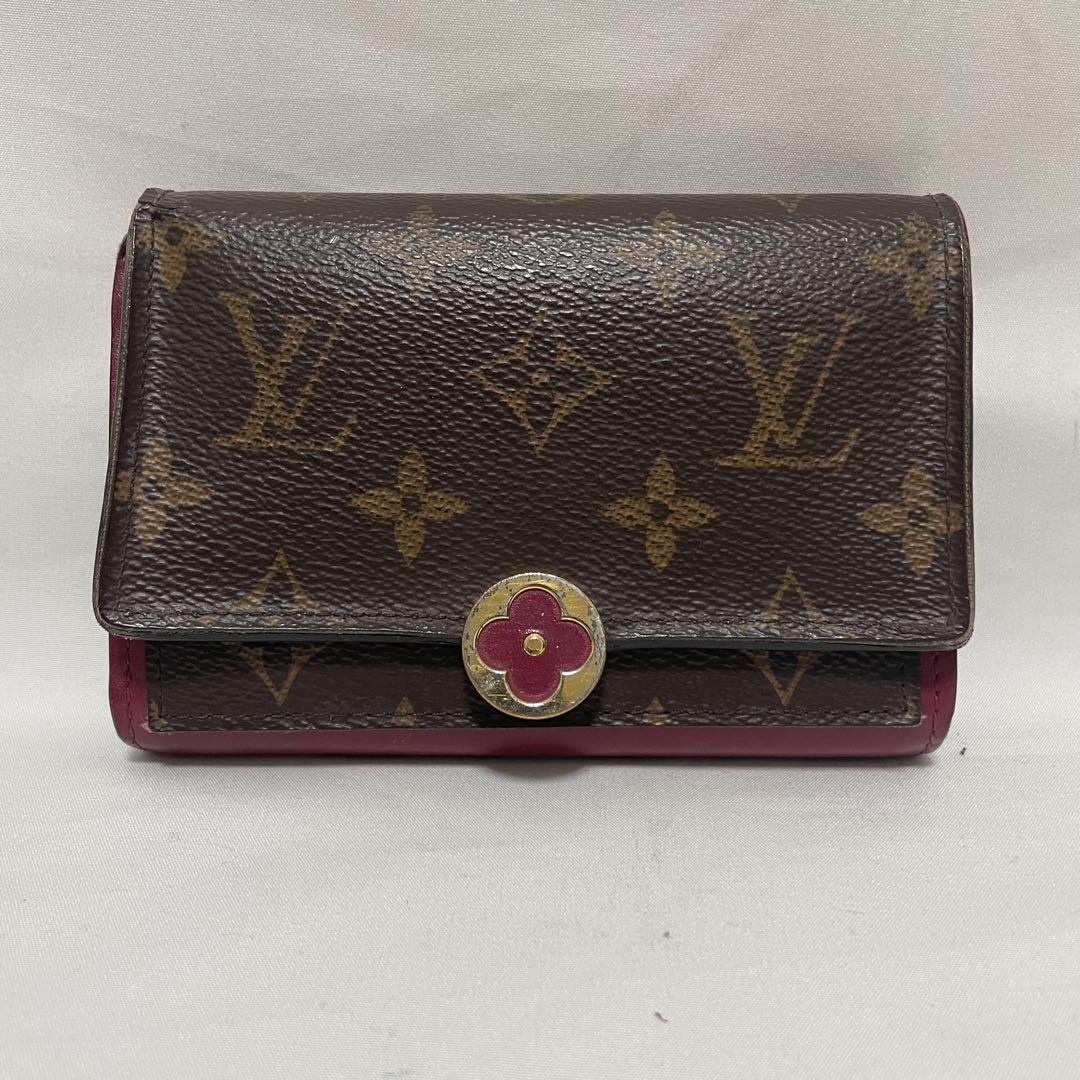 LOUISVUITTON ルイヴィトン M64587 ポルトフォイユ フロール コンパクト 二つ折り財布