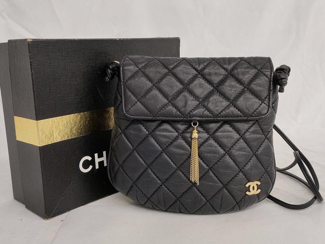 CHANEL シャネル ラムスキン マトラッセ ショルダーバッグ ココマーク