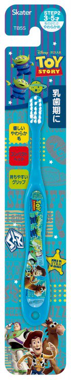 園児用子ども歯ブラシ TB5S 1本 Disney ディズニー トイストーリー 3〜5歳 やわらかめ スケーター キャラクター 乳歯期