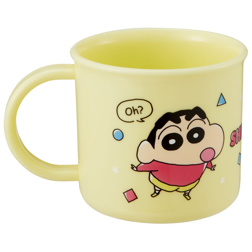 Rakuten - 抗菌食洗機対応プラコップ　200ml　クレヨンしんちゃん　しんちゃん　スケーター　電子レンジ対応　食洗機対応　日本製　キャラクター　子ども食器　キッズ食器