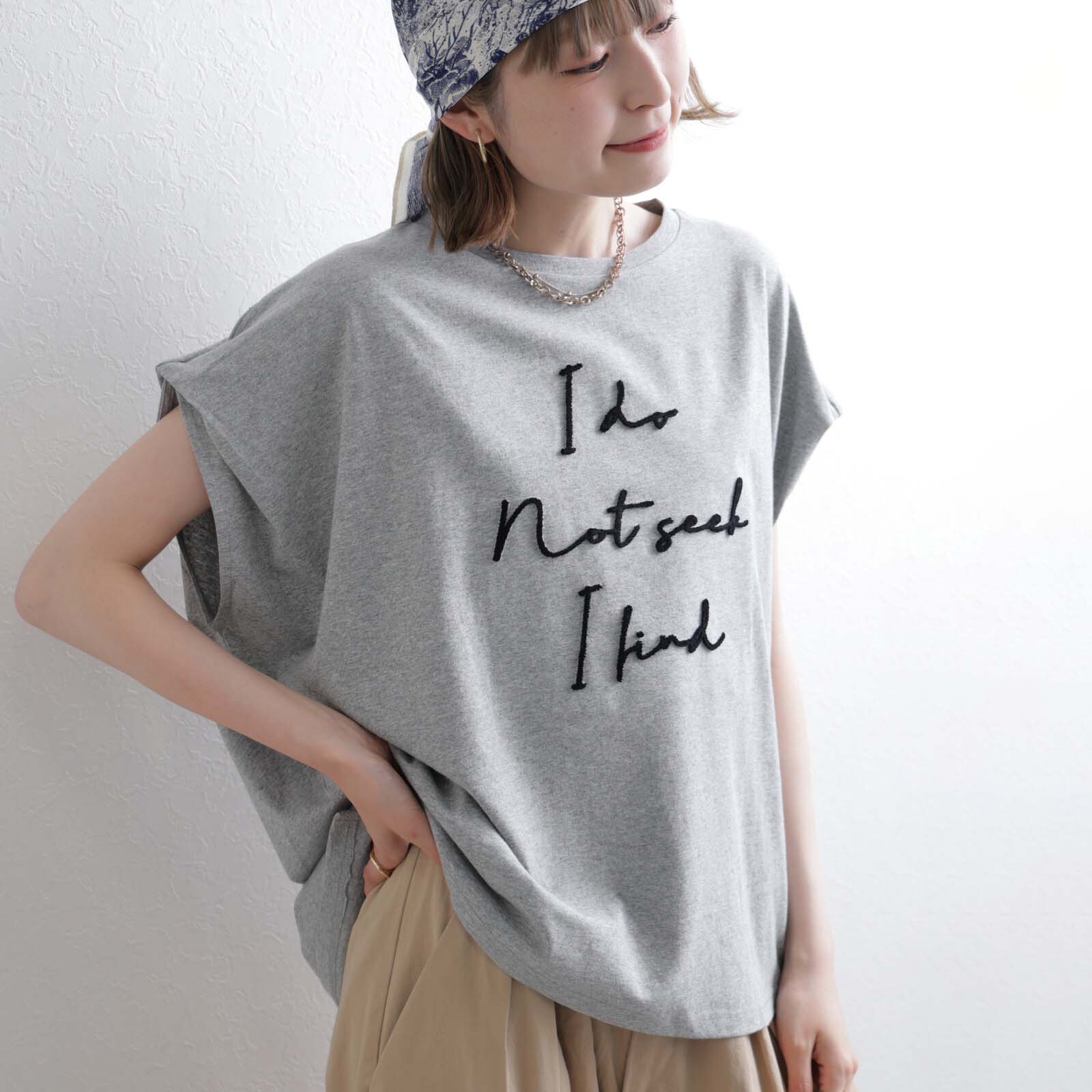 ワンピース レディース ゆったり パイル刺繍 ロゴ Tシャツ チュニック フレアー ロング Aライン 春 夏 30代 40代 50代 60代 s3878