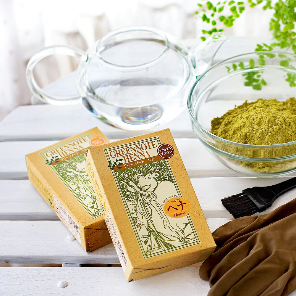 トリートメントヘアカラー グリーンノートヘナ 100g