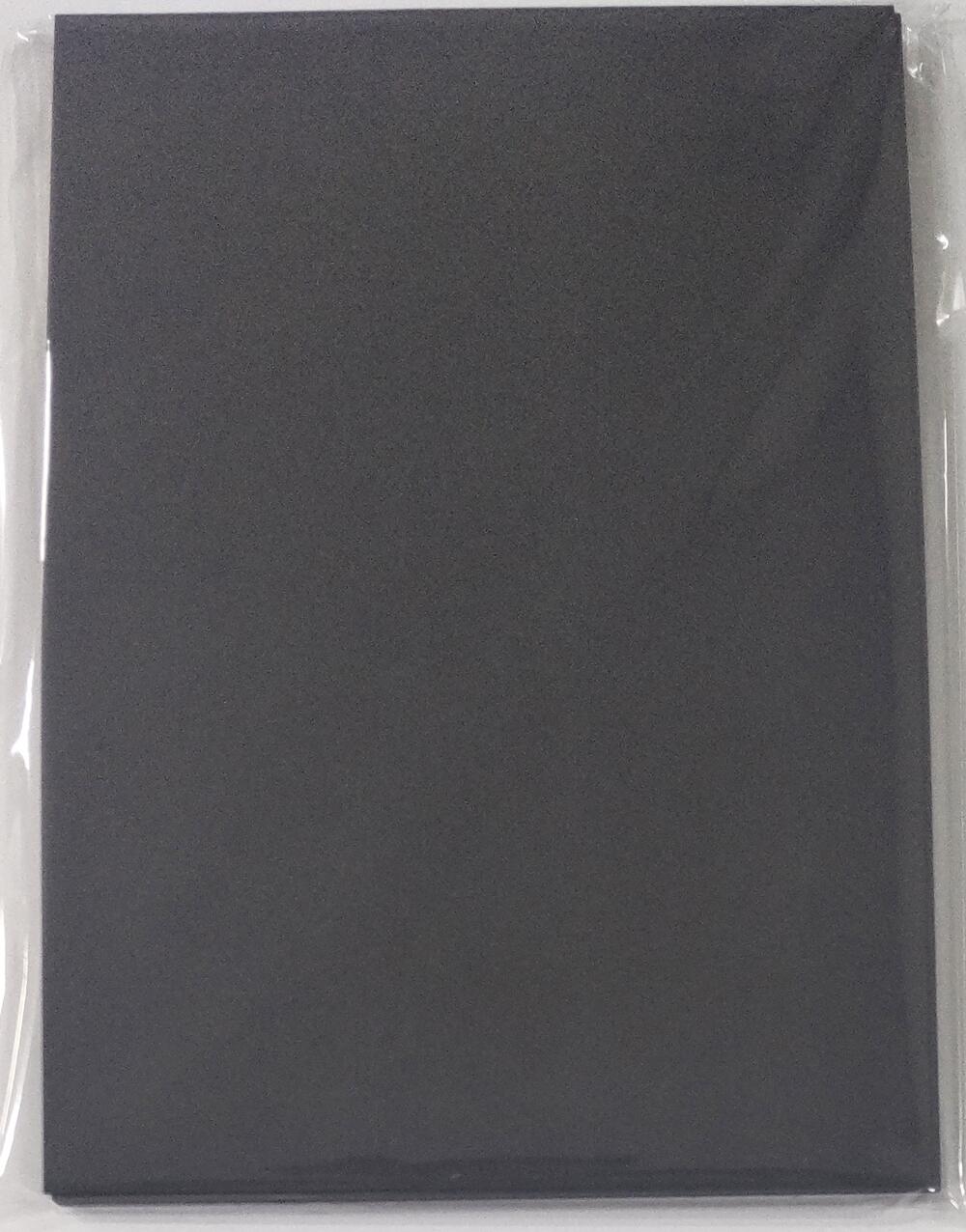 色上質紙 黒 A3 20枚 切り絵 工作 POP 模造紙