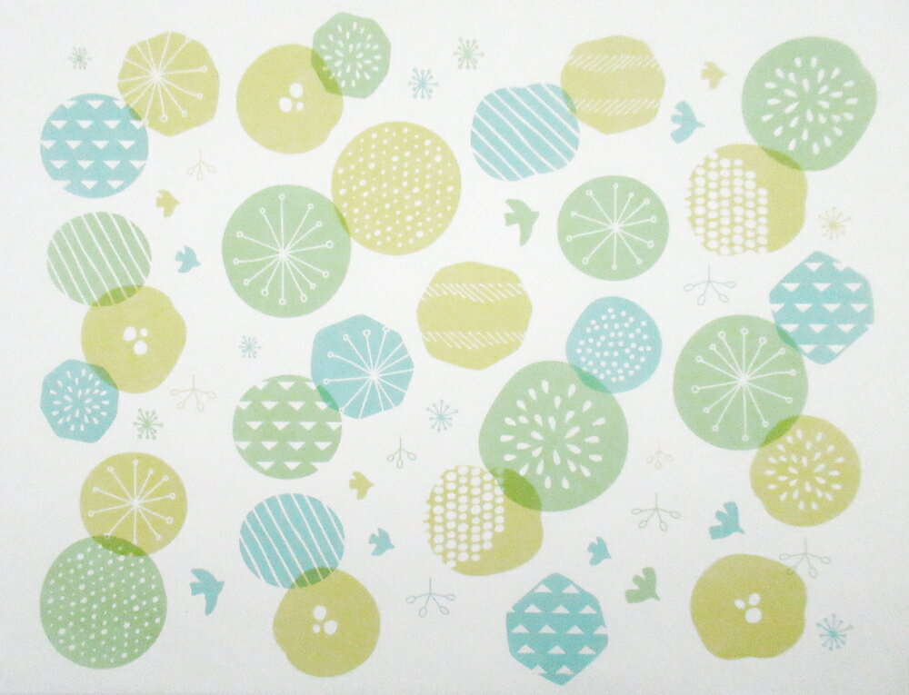 耐油紙デザインシート フルーツ柄 100枚入