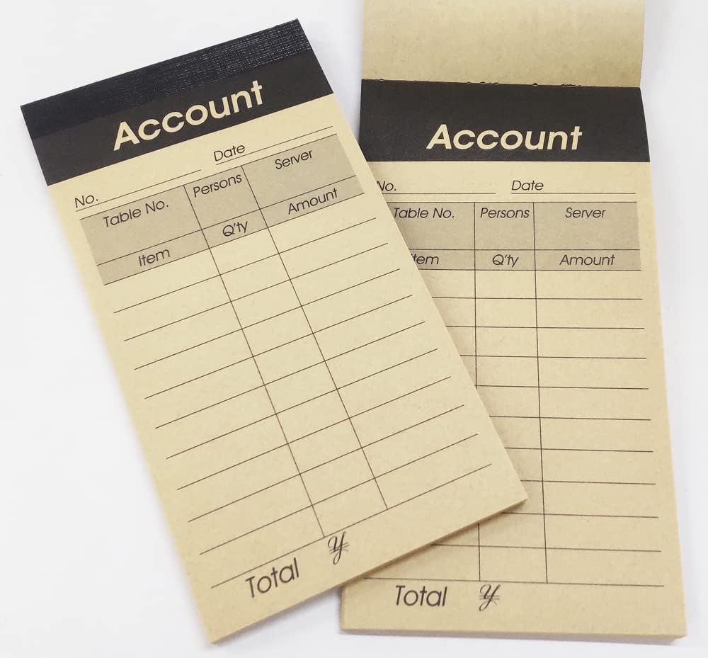 単式伝票 おしゃれ 10冊パック (クラフト紙) 2