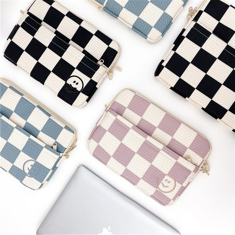 【楽天スーパーSALE限定半額】タブレットケース パソコンケース IPAD 撥水 タブレットバッグ PCケース チェック柄 肩掛け 高校生 大学生 持ち運び スクールタブレットケース 11インチ 13インチ 大人 バッグ トートバッグ 手提げ スクールバッグ