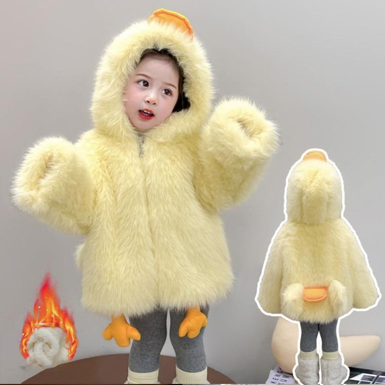 【楽天スーパーSALE限定半額】ボアコート 裏起毛 ボアコート アヒル コート もこもこ 男の子 ベビー服 ボアジャケット フリース アウター 可愛い 女の子 ボアパーカー 中綿ジャケット 子供服 ボーイズ ガールズ キッズ ふわふわ 厚手 あったか 防風 保